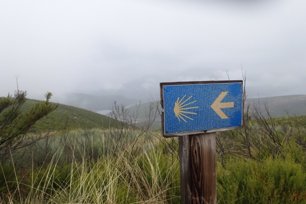 Camino Sanabrés sign